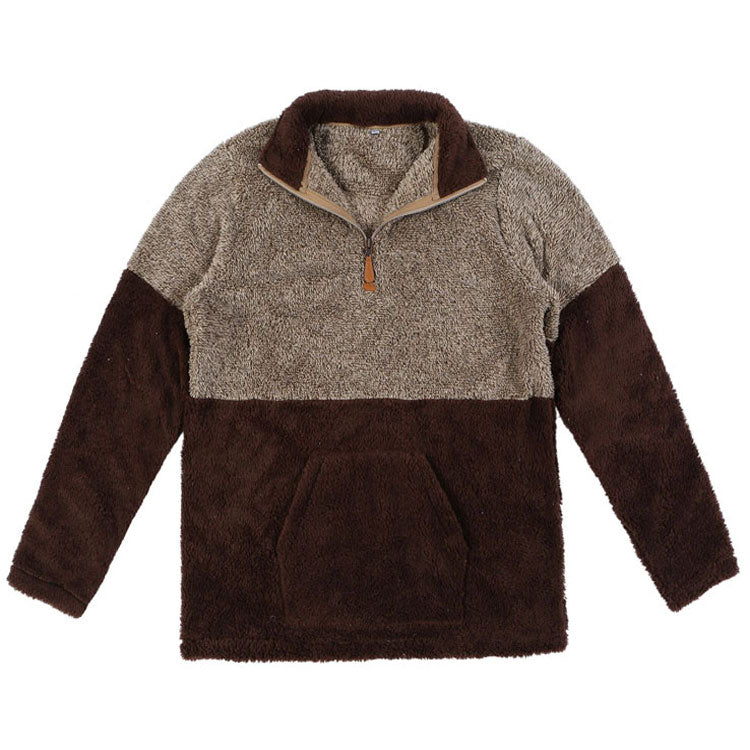 Nordic Fleece Two-Toned Kangaroo Pullover | Free Shipping – The Sherpa  Pullover Company