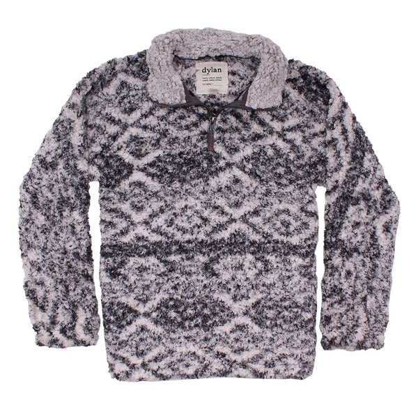 True Grit (Dylan) Tribal Frosty Tipped Women's Stadium Pullover