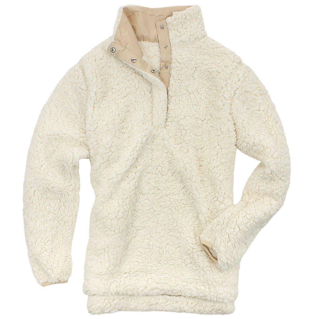Ivory sale sherpa pullover