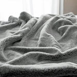 Kos Faux Fur & Velvet Blanket by Nordic Fleece - The Sherpa Pullover Company