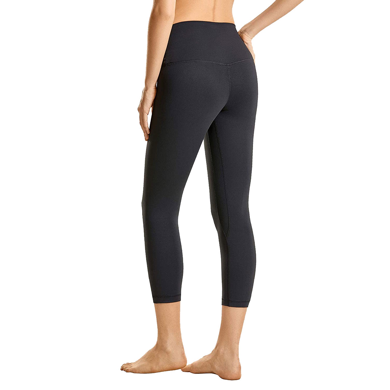 Capri Ultra-Soft Seamless Fleece Lined Leggings in Black – The