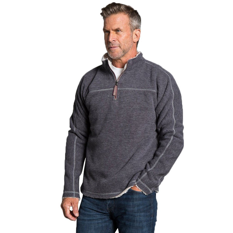 Bonded Vintage Cord 1/4 Zip Pullover - True Grit - The Sherpa Pullover Outlet