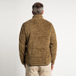 Melange Shag Sherpa Snap Pullover - True Grit - The Sherpa Pullover Outlet