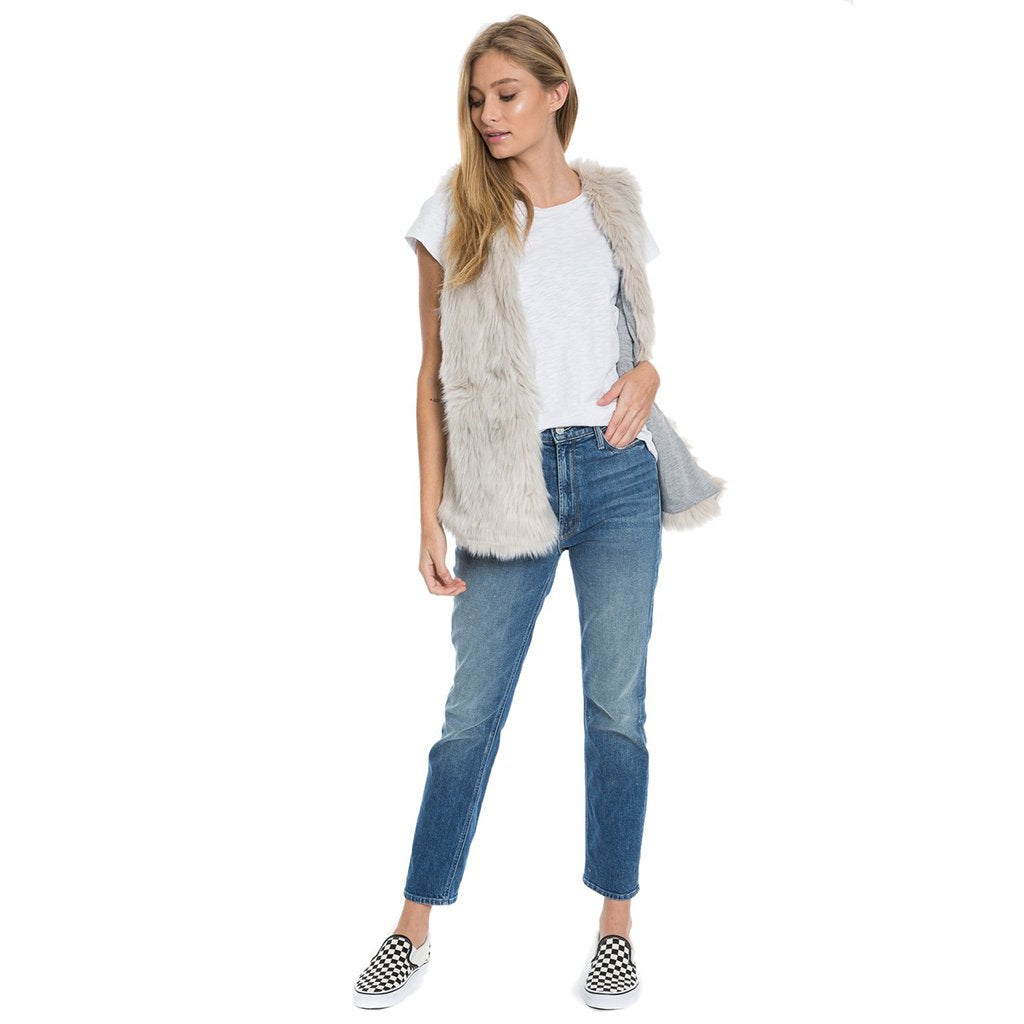 Dylan (True Grit) Melange Fur Vest