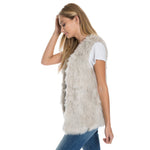 Melange Fur Vest - Dylan - The Sherpa Pullover Outlet