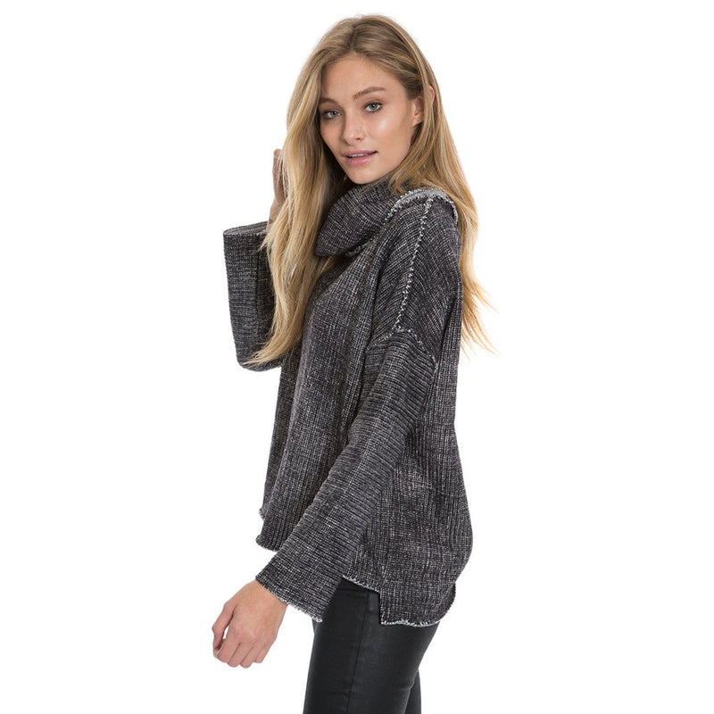 Soft Sierra Raw Seam Mock - Dylan - The Sherpa Pullover Outlet