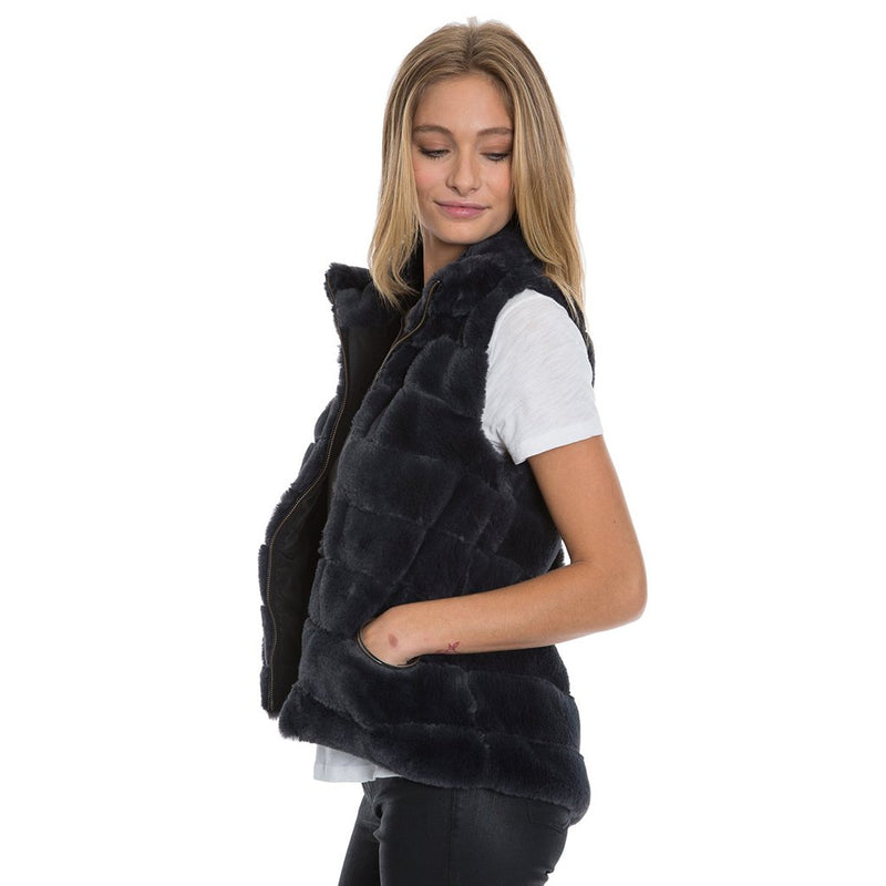 Reversible Fur Love Vest - Dylan - The Sherpa Pullover Outlet