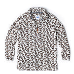 Oslo Leopard Fleece Pullover - Nordic Fleece - The Sherpa Pullover Outlet