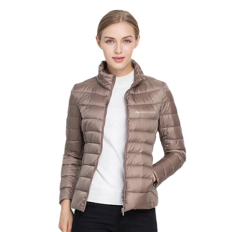 Malmö Women's Packable Light Down Baffle Jacket - Preorder - The Sherpa Pullover Company