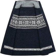 Lumi Fair Isle Full Zip Sweater in Navy - The Sherpa Pullover Company
