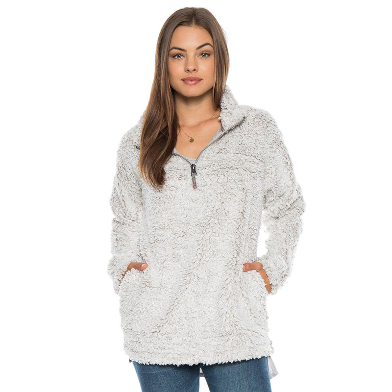 Frosty Tipped Women's Stadium Pullover - Dylan - The Sherpa Pullover Outlet