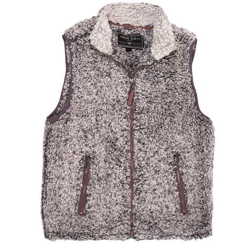 Frosty Tipped Double Up Vest - True Grit - The Sherpa Pullover Outlet