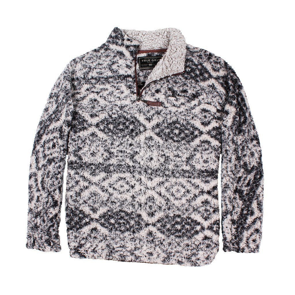 Frosty Tipped Tribal Pullover