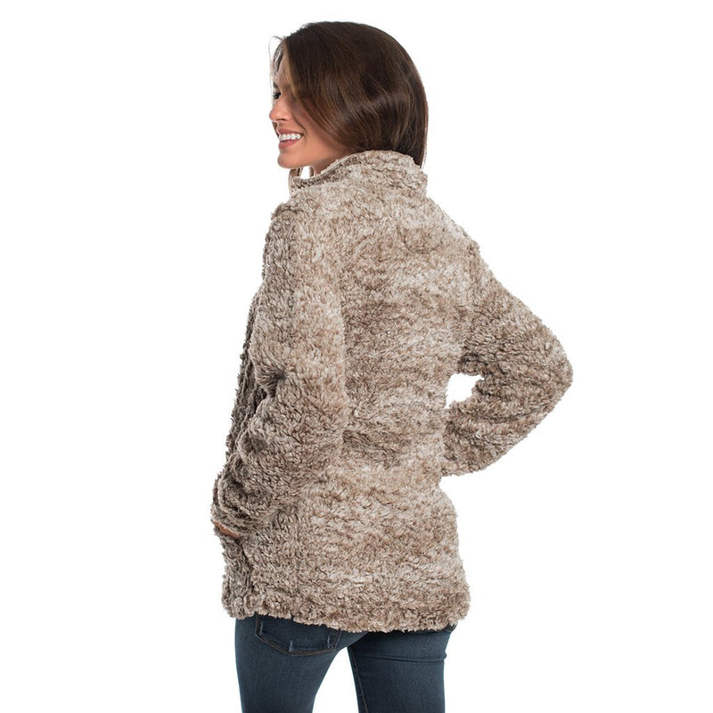 Heather Sherpa Pullover with Pockets - The Southern Shirt Co. - The Sherpa Pullover Outlet