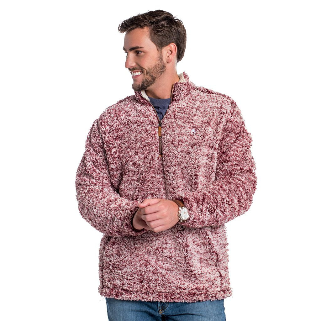 The Southern Shirt Co. Heather Sherpa Pullover with Pockets The
