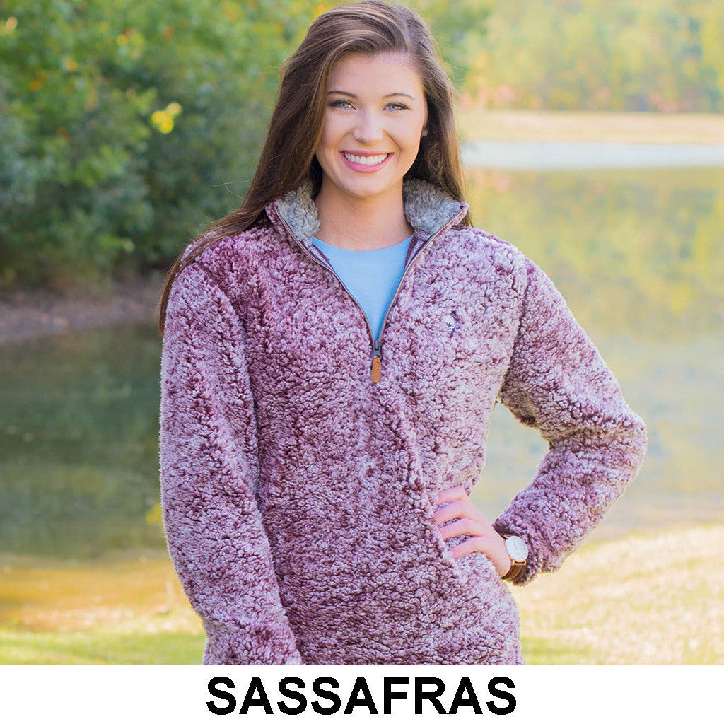 Sherpa pullover purple 2025