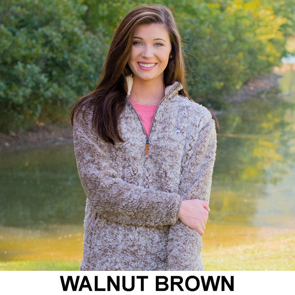 Southern Shirt Co. Heathered Quarter Zip Sherpa Pullover All Colors