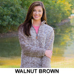 Heathered Quarter Zip Sherpa Pullover - The Southern Shirt Co. - The Sherpa Pullover Outlet