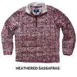 Heathered Quarter Zip Sherpa Pullover - The Southern Shirt Co. - The Sherpa Pullover Outlet