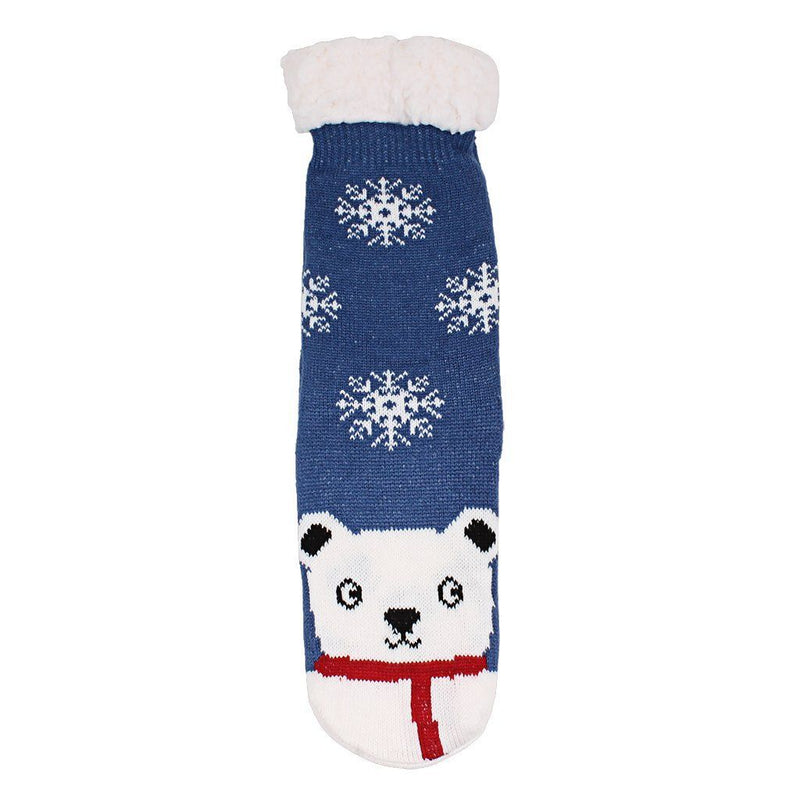 Bob the Polar Bear Sherpa Lined Socks - Nordic Fleece - The Sherpa Pullover Outlet
