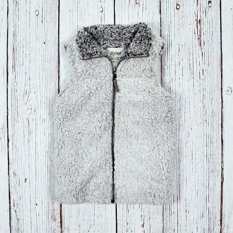 Women's Frosty Tipped Stadium Vest - Dylan - The Sherpa Pullover Outlet