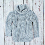 Shag Sherpa Soft Cowl Neck - Dylan - The Sherpa Pullover Outlet