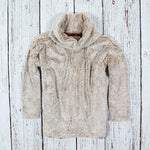 Shag Sherpa Soft Cowl Neck - Dylan - The Sherpa Pullover Outlet