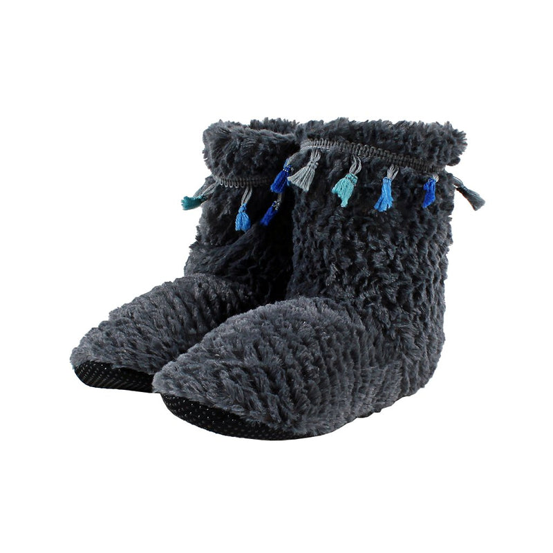 Tassel Sherpa Fleece Booties - Nordic Fleece - The Sherpa Pullover Outlet