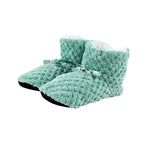 Pearl Bow Fleece Booties - Nordic Fleece - The Sherpa Pullover Outlet