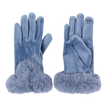 Suede Sherpa Gloves - Nordic Fleece - The Sherpa Pullover Outlet