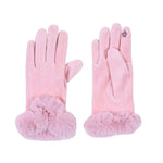 Suede Sherpa Gloves - Nordic Fleece - The Sherpa Pullover Outlet