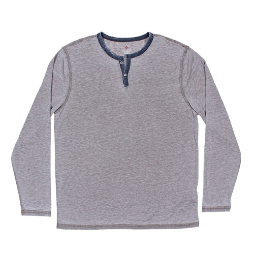 Bowery Burnout Long Sleeve Slit Tee - True Grit - The Sherpa Pullover Outlet