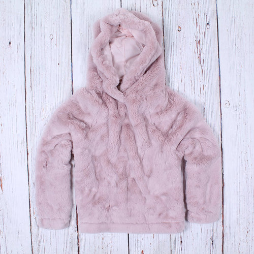 Shearling Faux Fur Hoodie - Dylan - The Sherpa Pullover Outlet