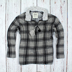 True Grit (Dylan) Cabin Plaid 1/4 Zip - Main Image