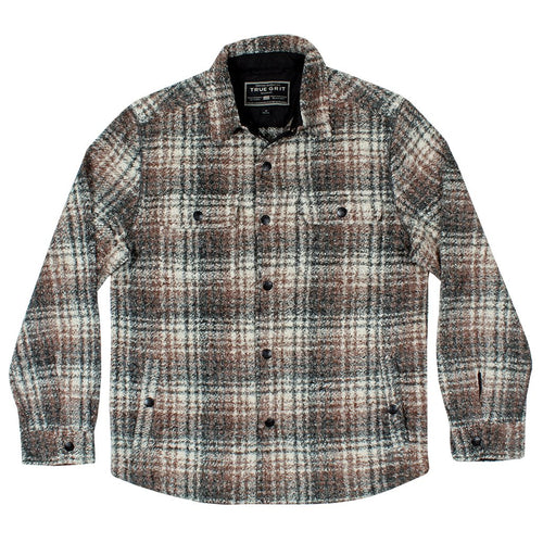 Melange Crossroads Snap Jacket - True Grit - The Sherpa Pullover Outlet