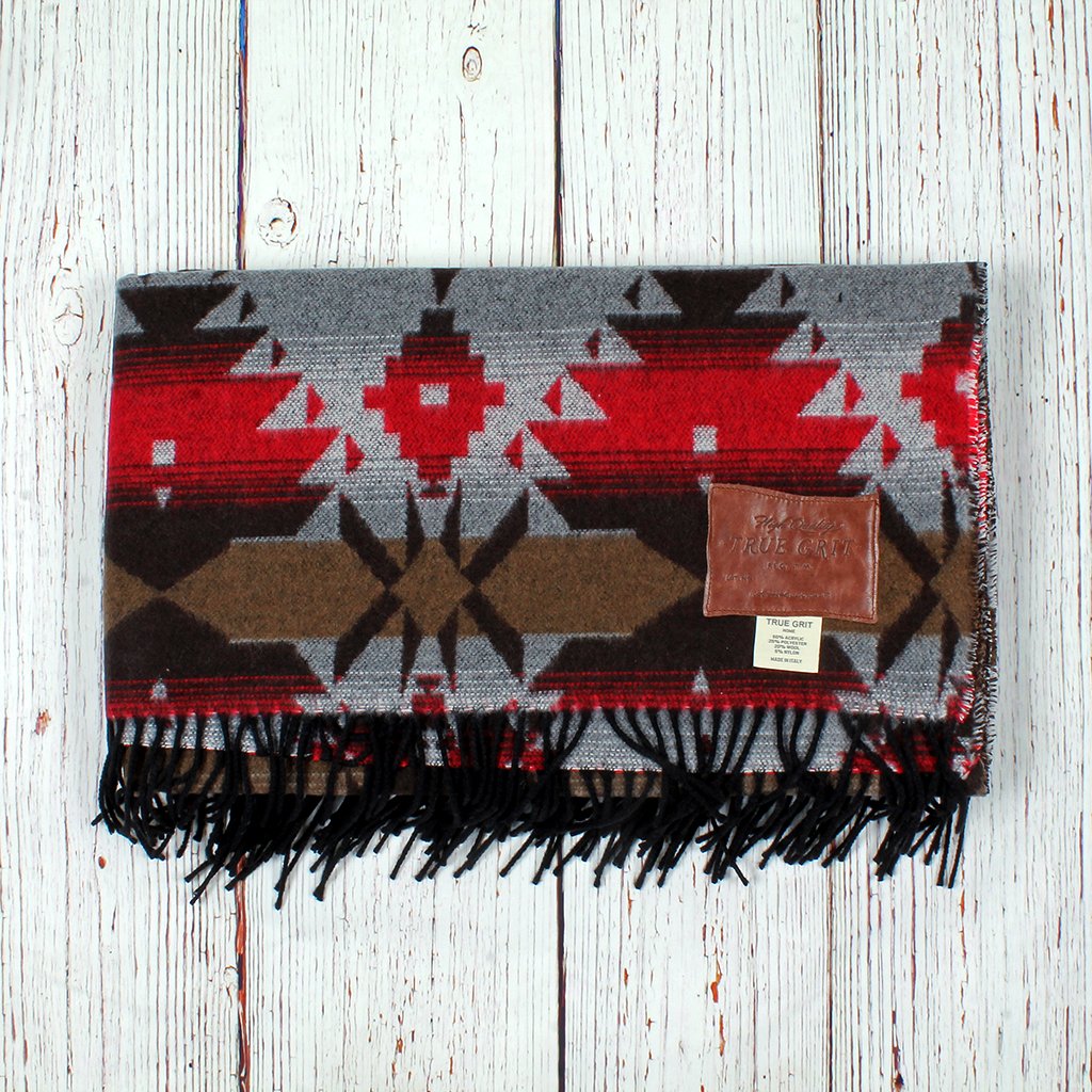 True Grit Apache Fringe Blanket – The Sherpa Pullover Company
