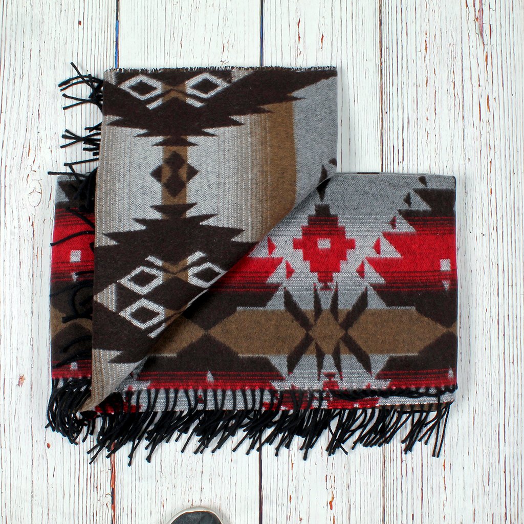 True Grit Apache Fringe Blanket – The Sherpa Pullover Company