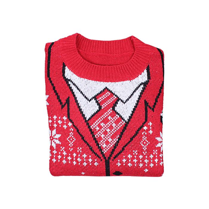 The Uncle Bing Christmas Suit Sweater - Preppy Elves - The Sherpa Pullover Outlet