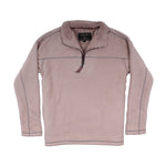 Bonded Polar Fleece & Sherpa Lined 1/4 Zip Pullover with Pockets - True Grit - The Sherpa Pullover Outlet