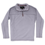 Bonded Polar Fleece & Sherpa Lined 1/4 Zip Pullover with Pockets - True Grit - The Sherpa Pullover Outlet