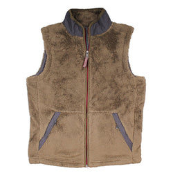 Luxe Double Plush Full Zip Vest - True Grit - The Sherpa Pullover Outlet