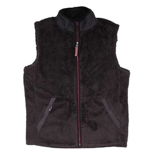 Luxe Double Plush Full Zip Vest - True Grit - The Sherpa Pullover Outlet