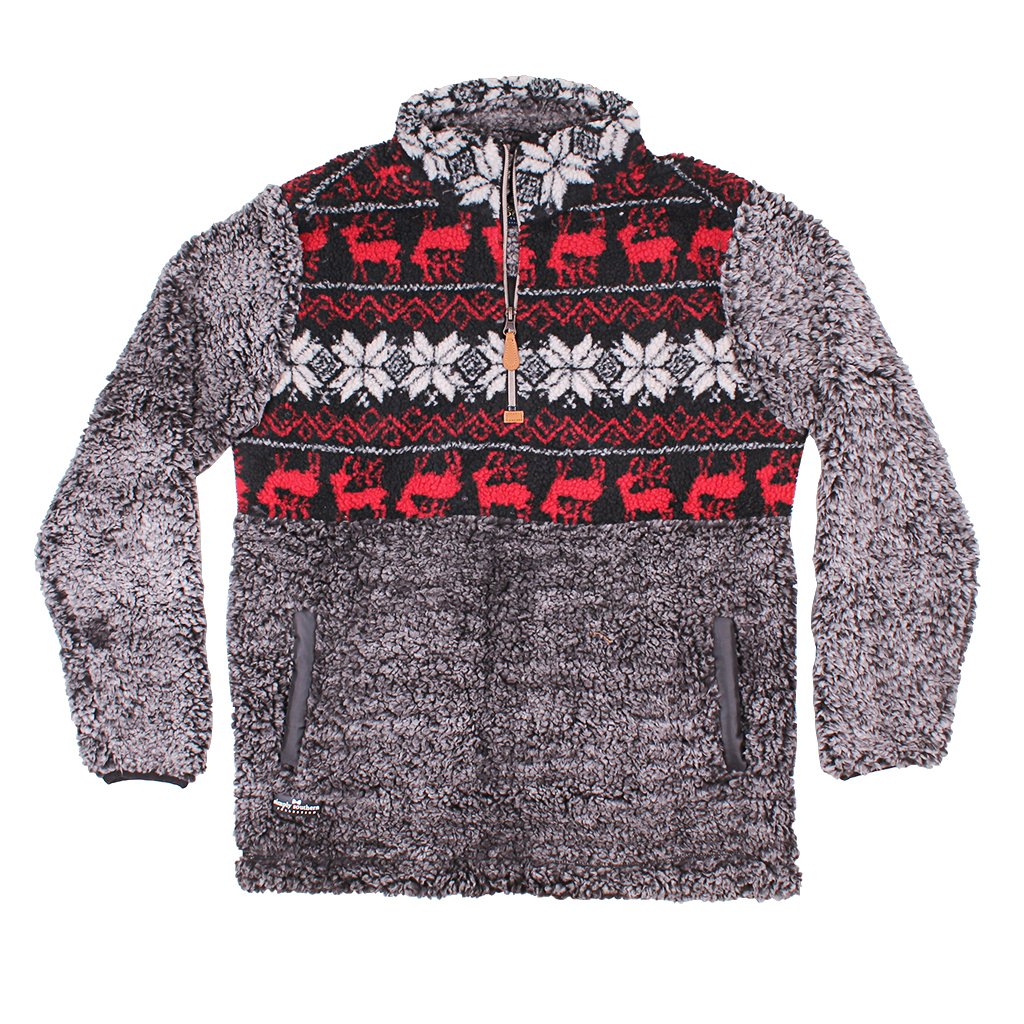Deer Sherpa Pullover - Simply Southern - The Sherpa Pullover Outlet