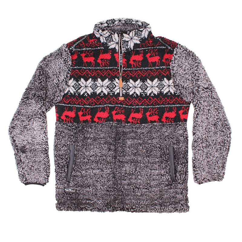 Deer Sherpa Pullover - Simply Southern - The Sherpa Pullover Outlet