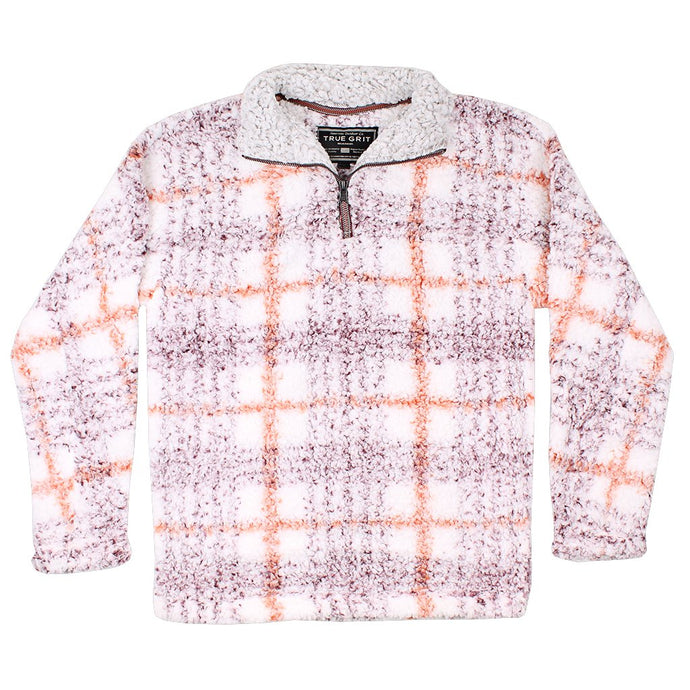 Frosty Tipped Taos Pile 1/4 Zip Pullover - True Grit - The Sherpa Pullover Outlet