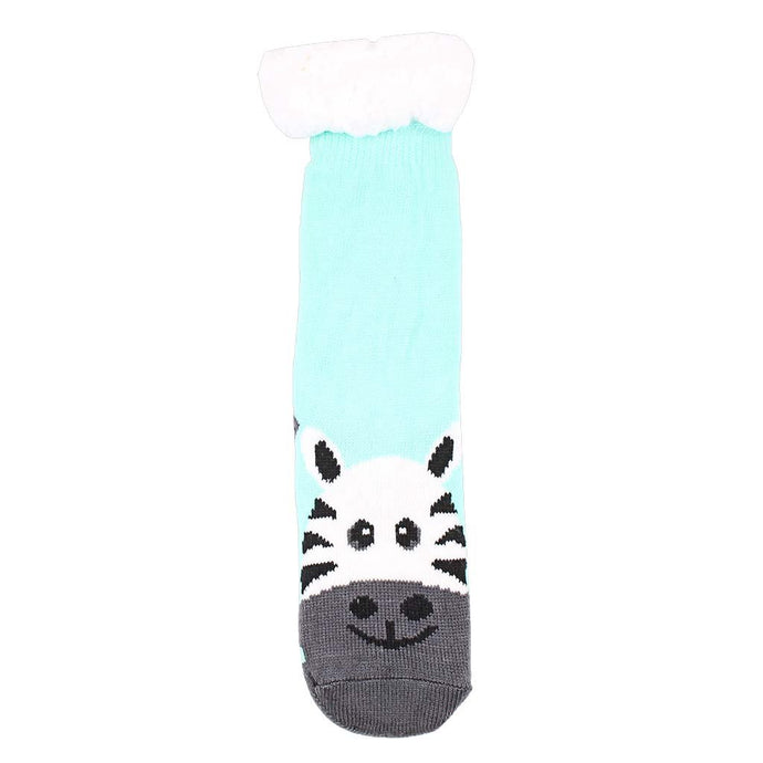 Zebra Toe Sherpa Lined Socks - Simply Southern - The Sherpa Pullover Outlet