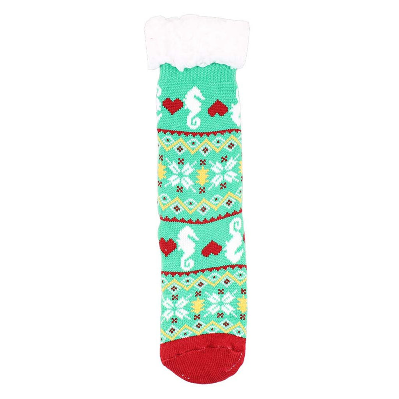 Seahorse Sherpa Lined Socks - Simply Southern - The Sherpa Pullover Outlet