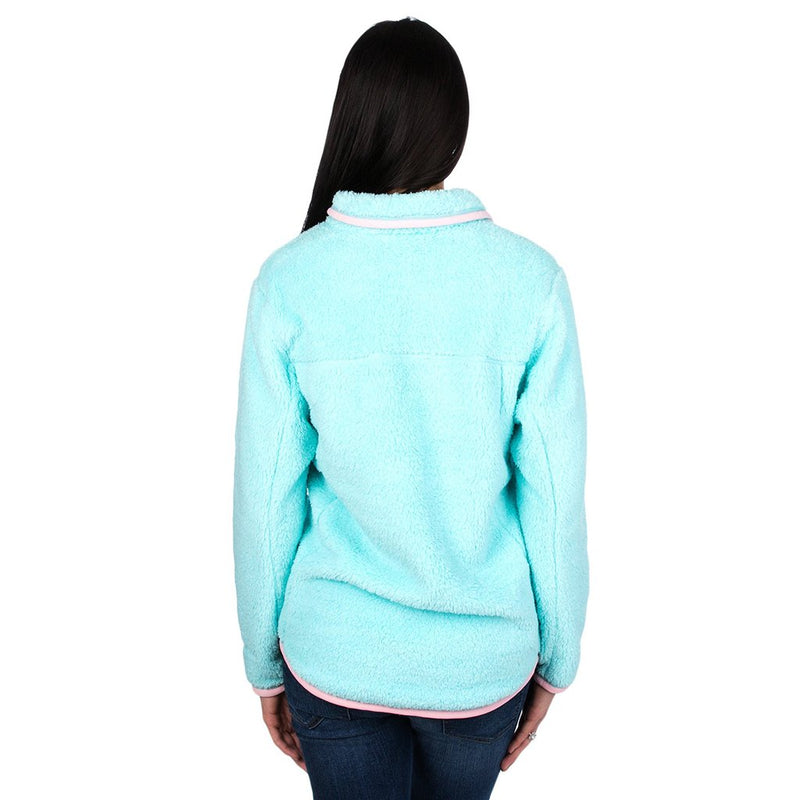 Turquoise store sherpa pullover