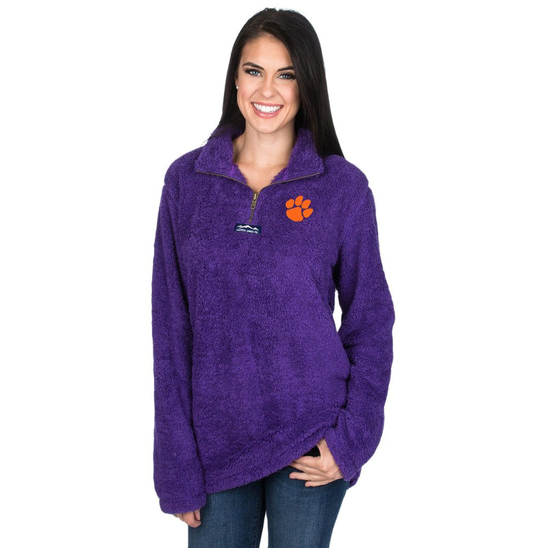 Collegiate Linden Sherpa Pullover - Lauren James - The Sherpa Pullover Outlet