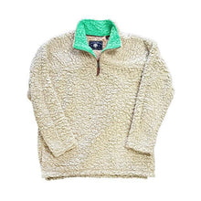 Quarter Zip Fleece Sherpa - Live Oak - The Sherpa Pullover Outlet